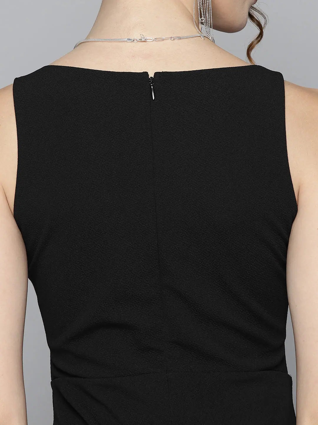 Black Cut-Out Bodycon Dress | Women's Karera Fabric Style