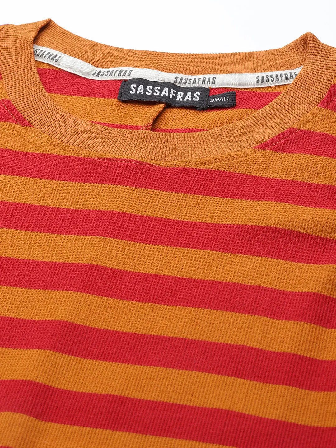 Striped Rib A-Line Dress | Women's Lehenga Fashion