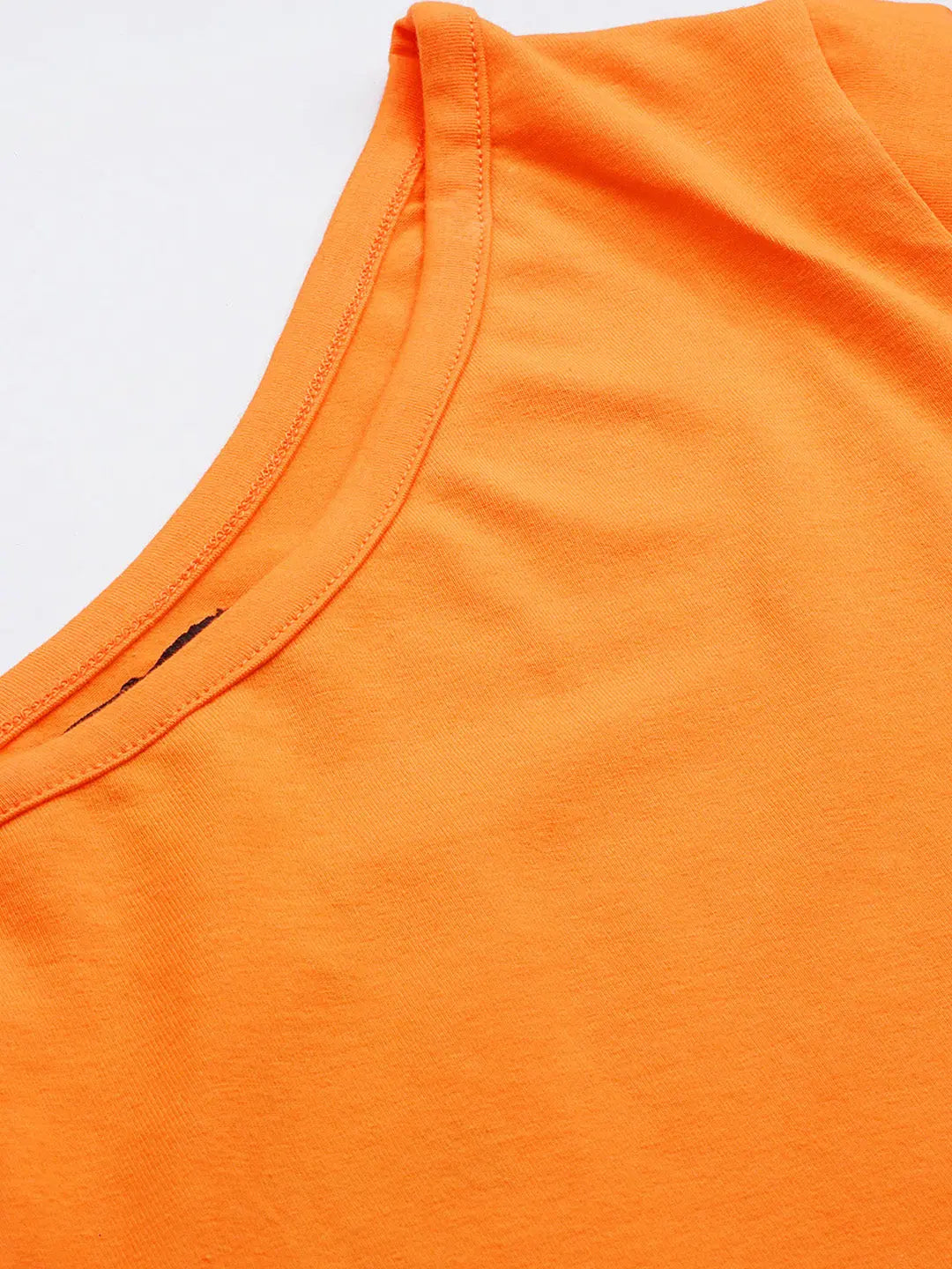 Orange One Shoulder Bodycon Dress | Women's Party Wear Lehenga