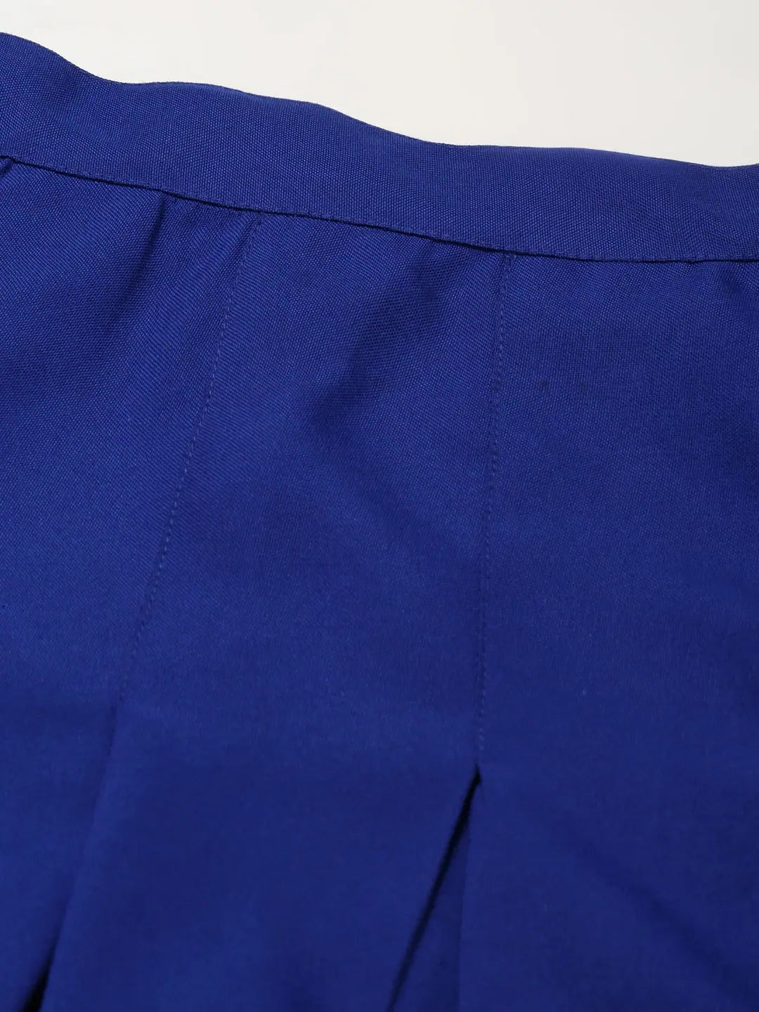Royal Blue Pleated Mini Skirt | Women's Western Wear