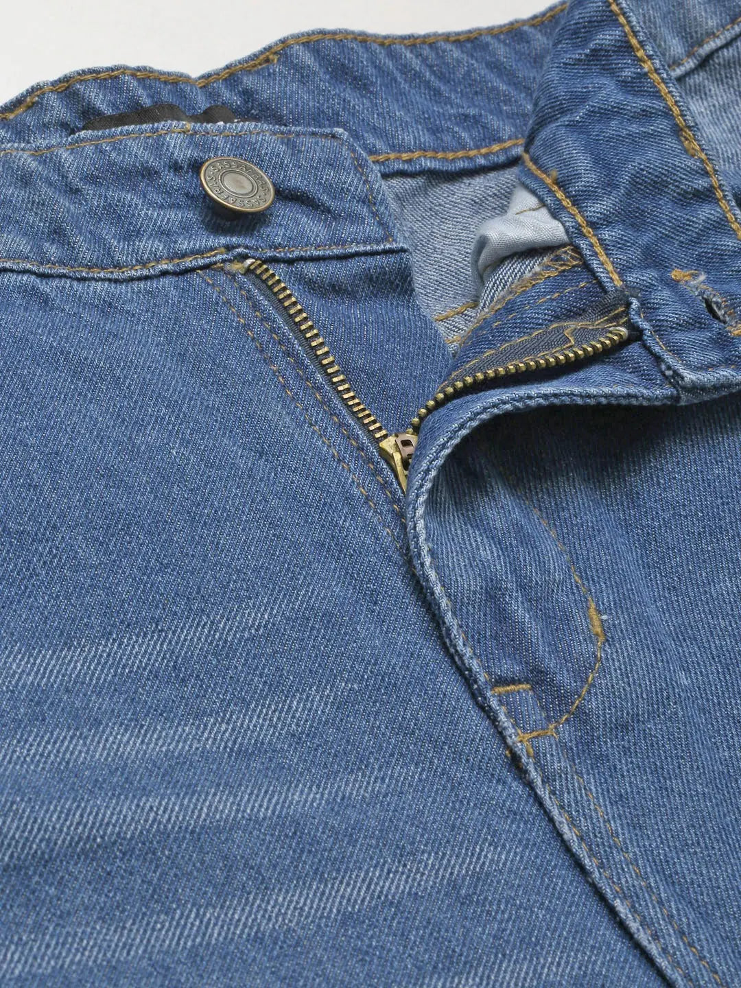 Blue Wide Leg Jeans - Women's Western Wear Outfits