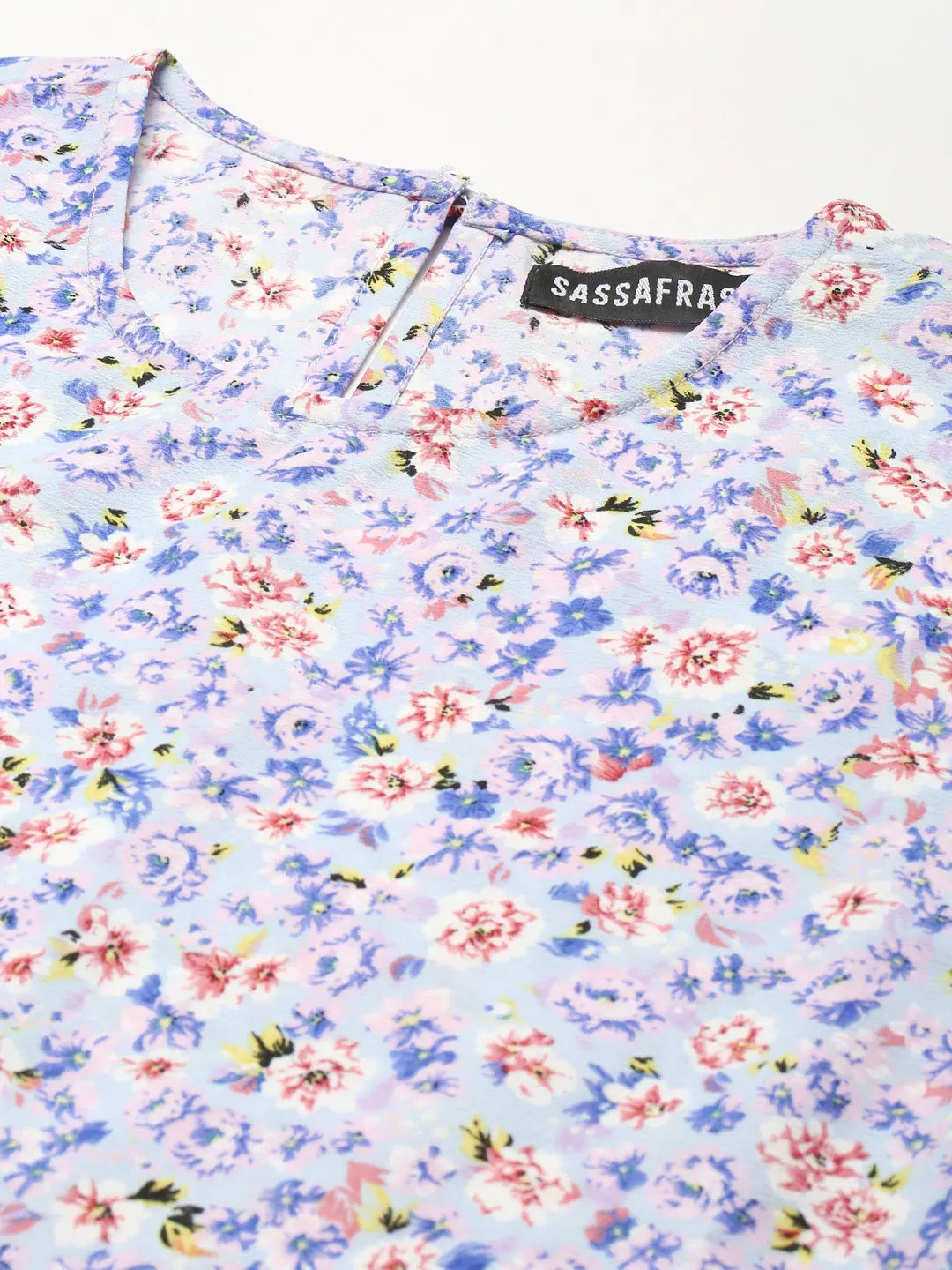 Floral Puff Sleeve Maxi Dress - Women's Lehenga Collection