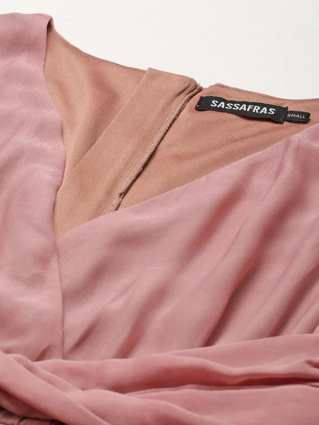 Onion Pink Belted Maxi Dress | Party Wear Lehenga Option