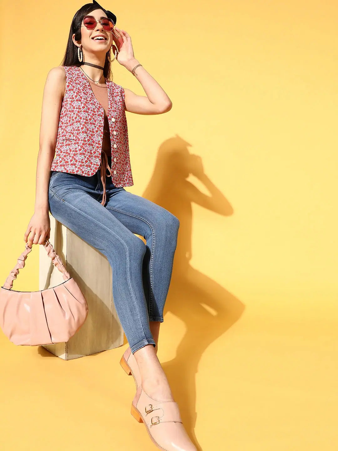 Women's Blue Slim Fit Jeans - Western Wear for Women