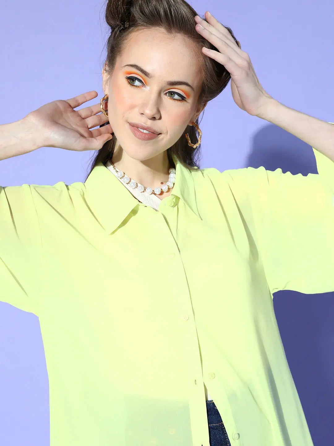 Green Collared Women's Jacket - Trendy Women's Outerwear