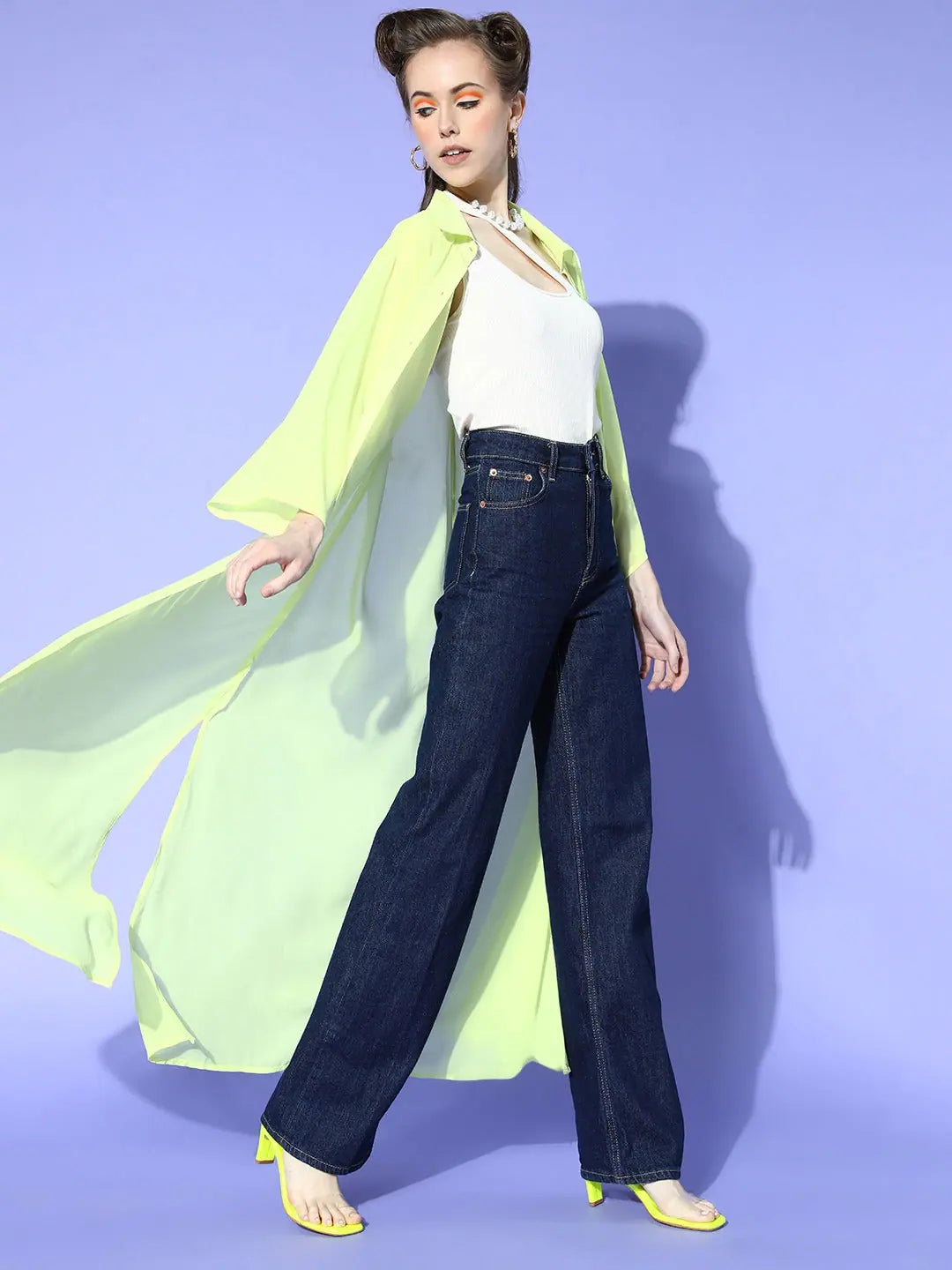 Green Collared Women's Jacket - Trendy Women's Outerwear