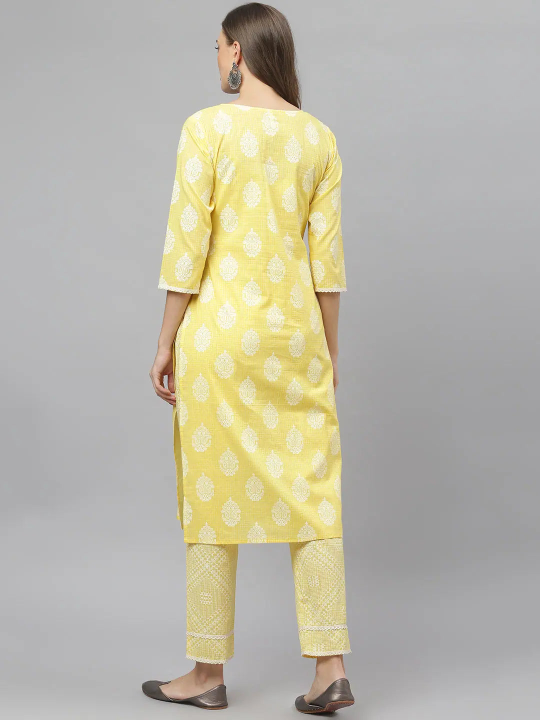 Floral Print Rayon Kurta Pant Set | Women's Indian Kurta Sets