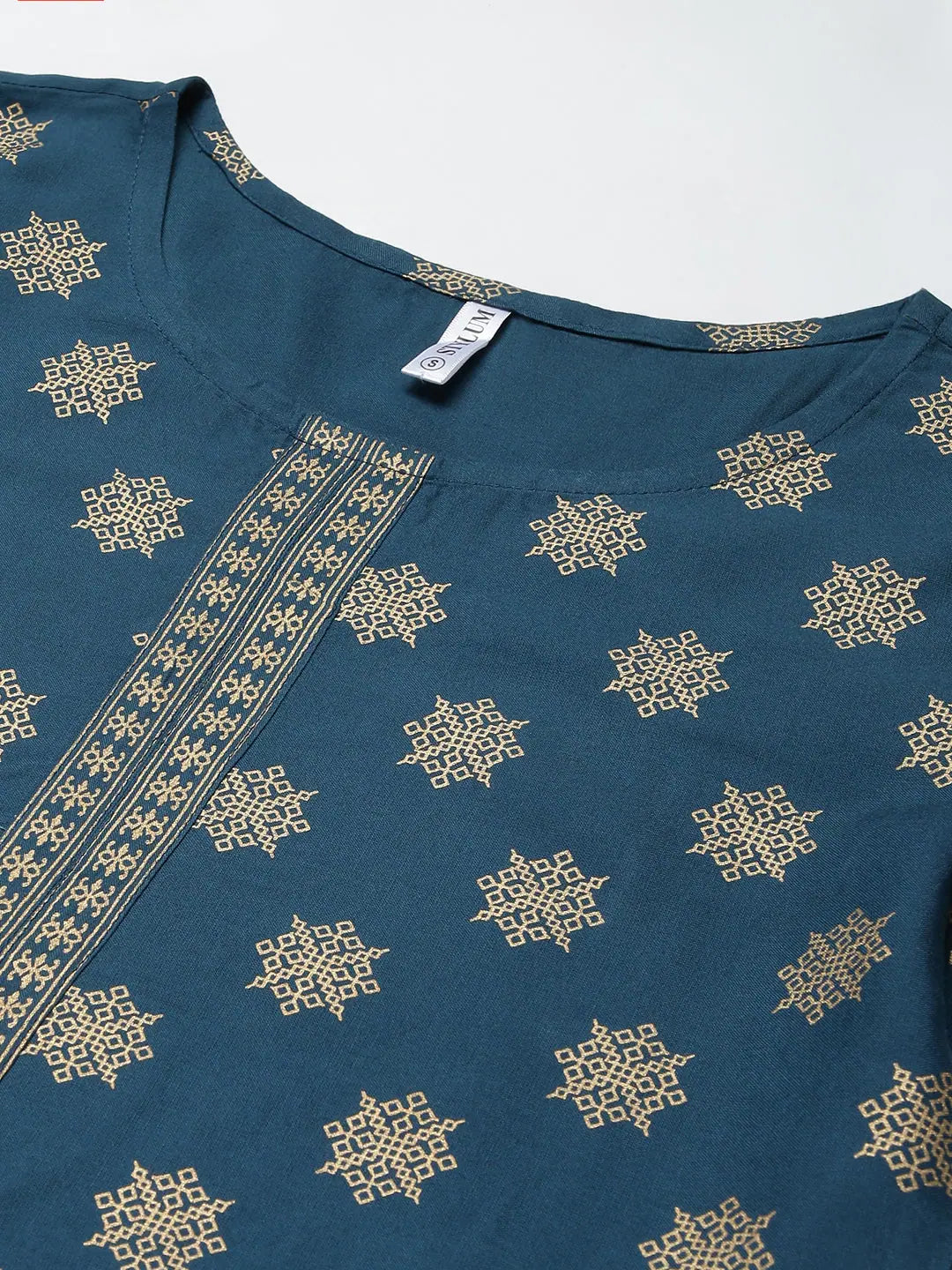 Gold Print Kurta Pant Dupatta Set | Women's Designer Kurta Sets