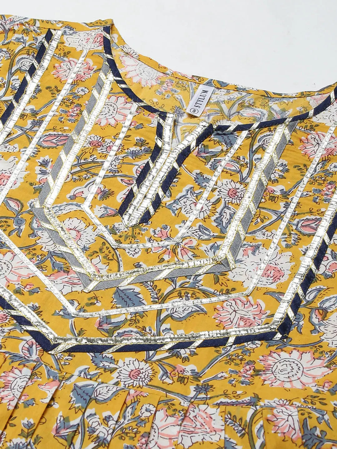 Floral Cotton Kurta Dhoti Pant Set | Designer Kurta Sets