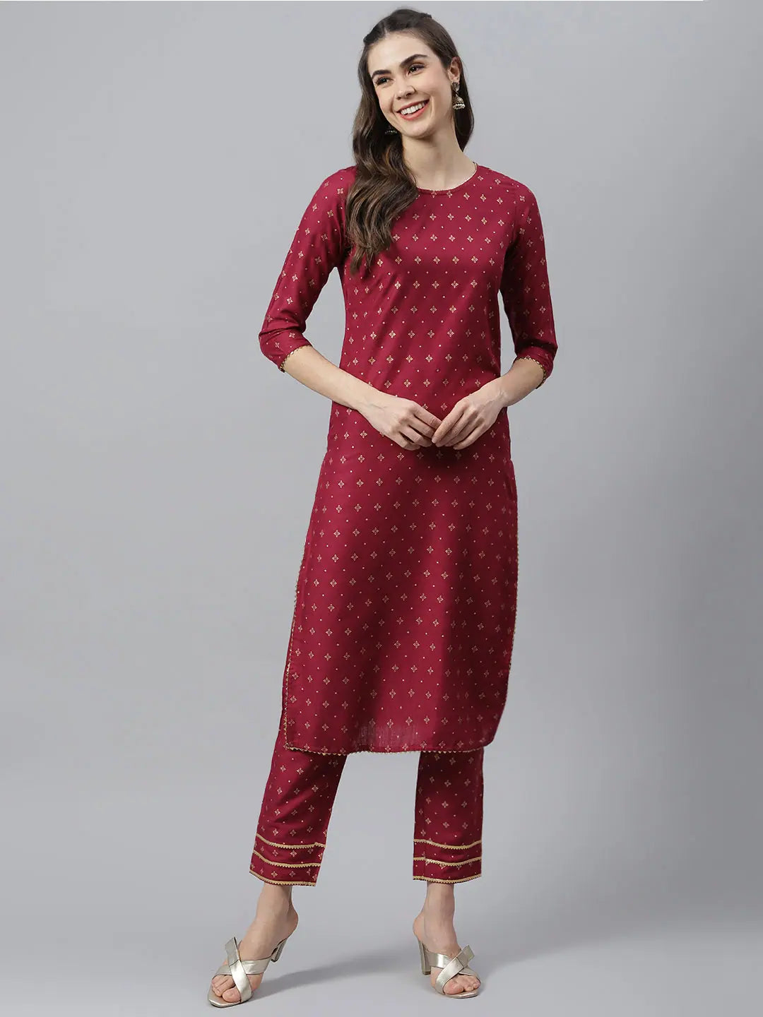 Women's Printed Kurta Set - Indian Kurta Sets for Women