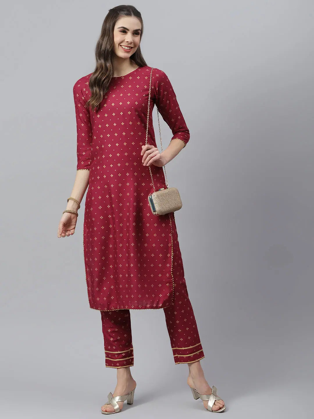 Women's Printed Kurta Set - Indian Kurta Sets for Women