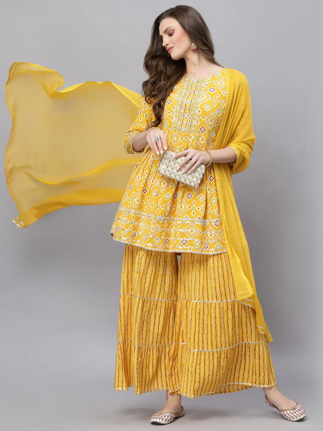 Printed & Embroidered Sharara Suits for Women | Sharara Set