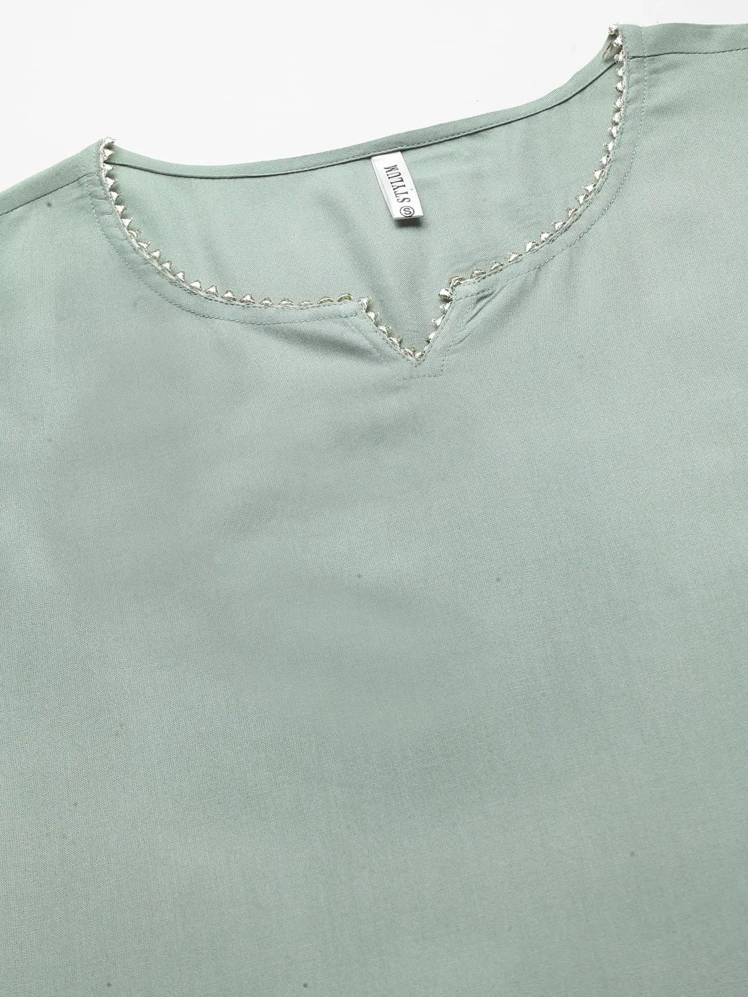 Solid Rayon Kurta Pant Dupatta Set | Indian Kurta Sets for Women