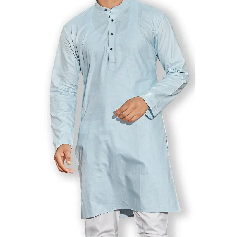 Blue Kurta Pajama Set | Indian Mens Kurta Pajama