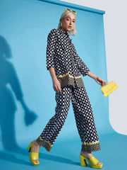 Women Printed Standard Black Jumpsuits & Sets