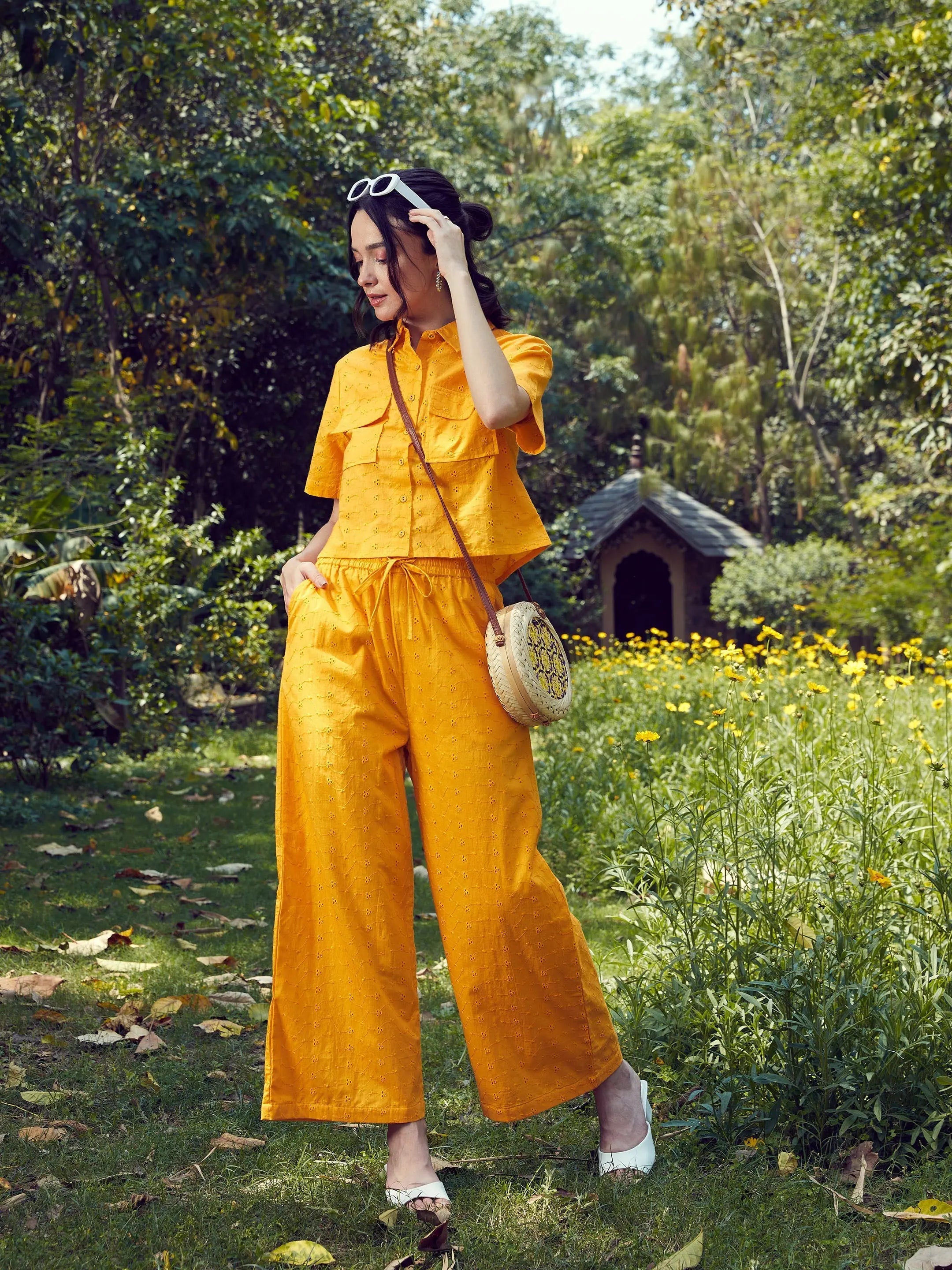 Mustard Women's Jumpsuit Sets | Trendy One-Piece Outfit