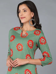 Women Cotton Ethnic Printed-VCK1295A_XS