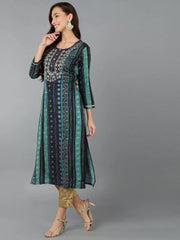 Women Viscose Rayon Embroidered-VCK9061_3XL