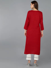 Women Viscose Rayon Embroidered-VCK9063