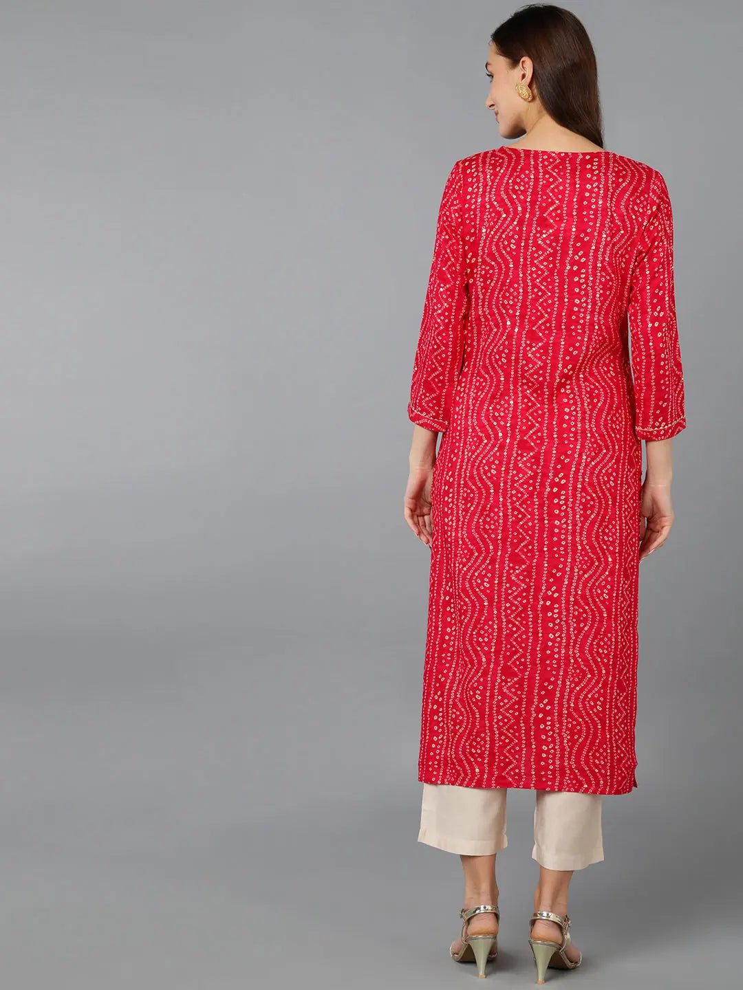 Embroidered Indian Kurta - Viscose Rayon Kurtis for Ladies