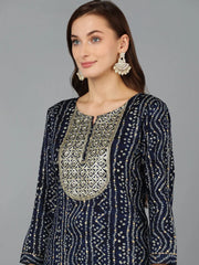 Women Viscose Rayon Embroidered-VCK9077_3XL