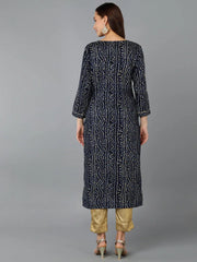 Women Viscose Rayon Embroidered-VCK9077_3XL