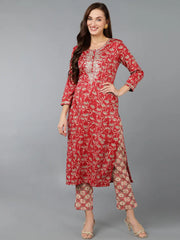 Women Silk Blend Embroidered-VCK9075