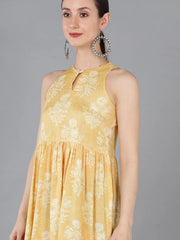 Women Cotton Abstract Printed-VCK8515A_L