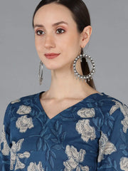 Women Cotton Abstract Printed-VCK1286A