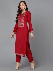 Women Silk Blend Yoke-VCK9116