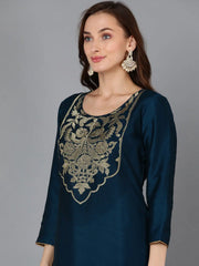 Women Silk Blend Yoke-VCK9132