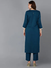 Women Silk Blend Yoke-VCK9125
