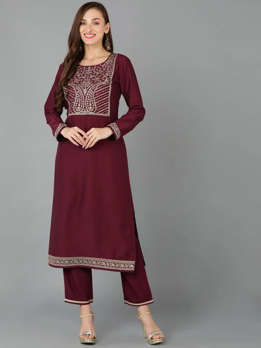 Women Silk Blend Yoke 1080