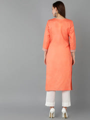 Women Cotton Blend Yoke-VCK9118