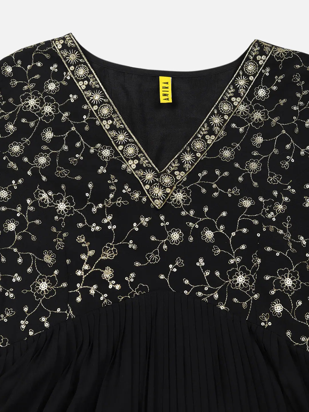 Embroidered Indian Kurta - Women's Georgette Kurti for Parties