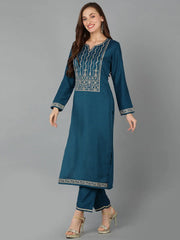 Women Silk Blend Yoke