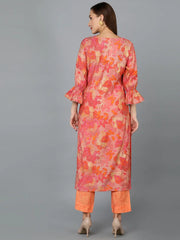 Women Silk Blend Floral-VCK9139_3XL
