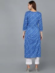 Women Cotton Striped Yoke