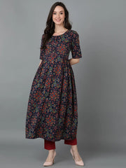 Women Cotton Ethnic Printed-VCK8891
