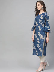 Women's Cotton Printed Kurta-VCK1286AB