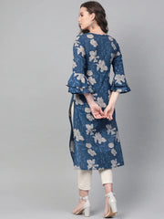 Women's Cotton Printed Kurta-VCK1286AB