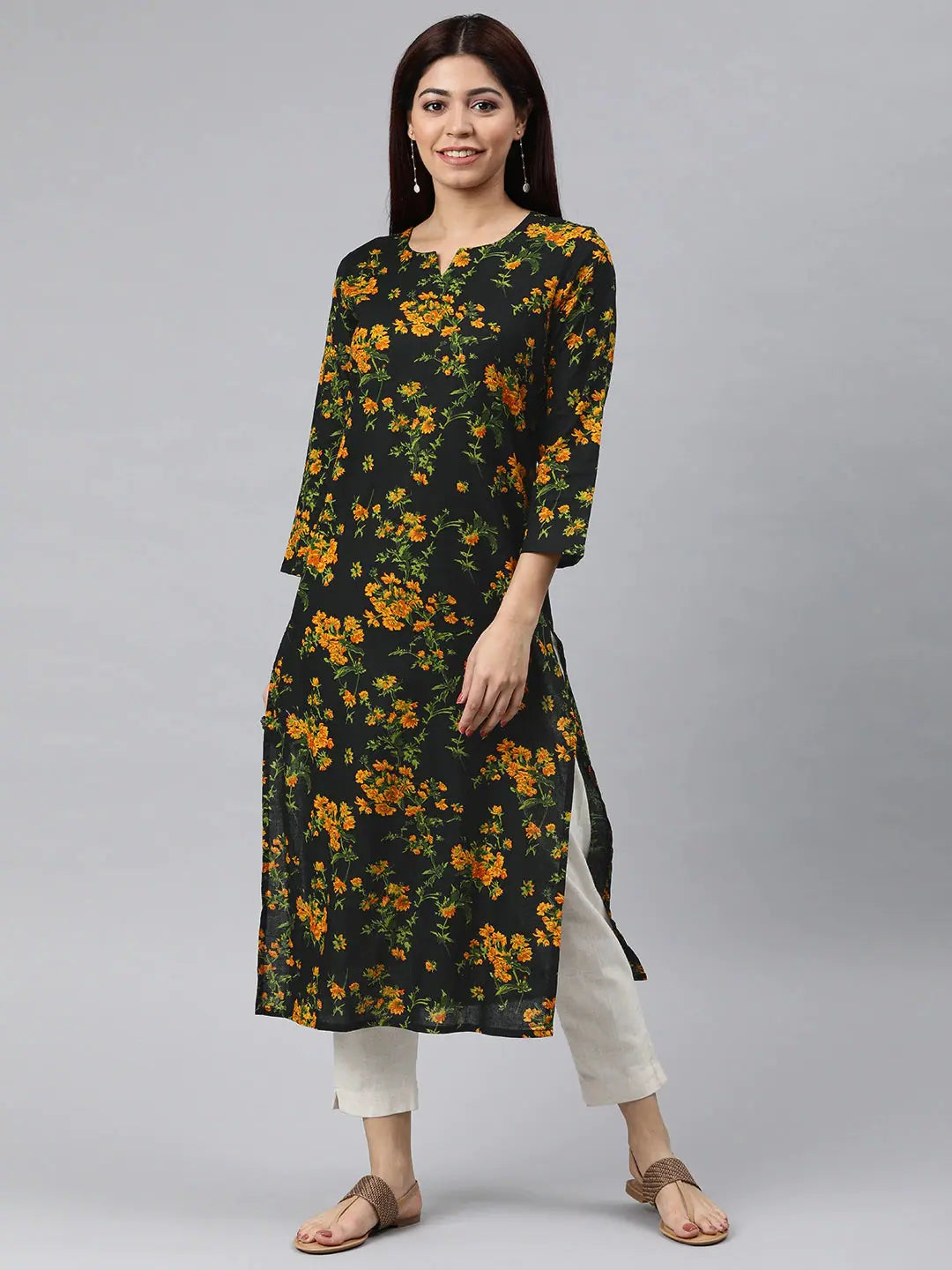 Women's Cotton Blend Kurta - Stylish Short Kurti for Parties