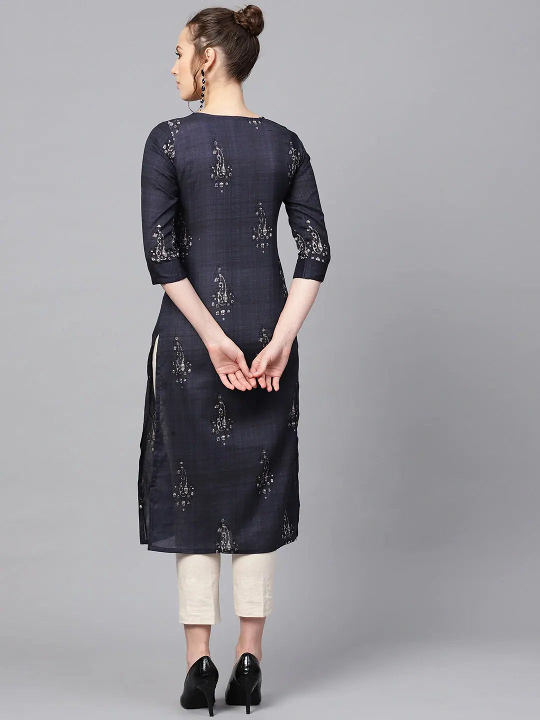 Women's Printed Cotton Kurta - Modern Indian Kurtis for Women