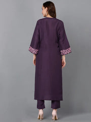 Women Silk Blend Solid-VCK9108