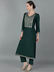Women Cotton Abstract Printed-VCK8869