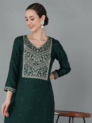 Women Cotton Abstract Printed-VCK8869