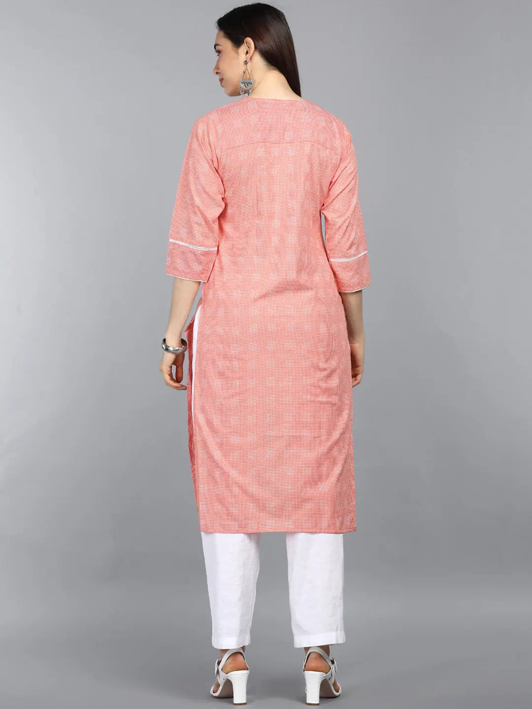 Cotton Printed Women's Indian Kurta - Elegant Short Kurti