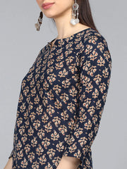 Cotton Printed Kurta-VCKSL8219G_L