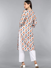 Cotton Printed Kurta-VCK1473G