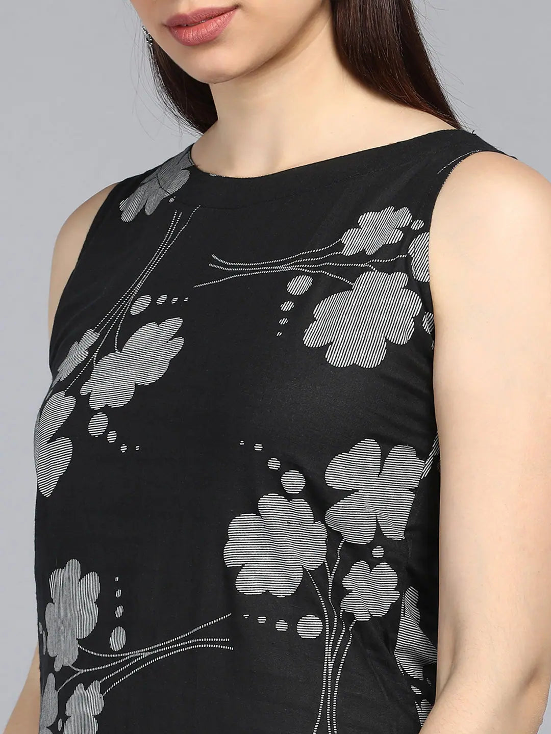 Printed Cotton Indian Kurta - Affordable Indian Kurtis for Ladies